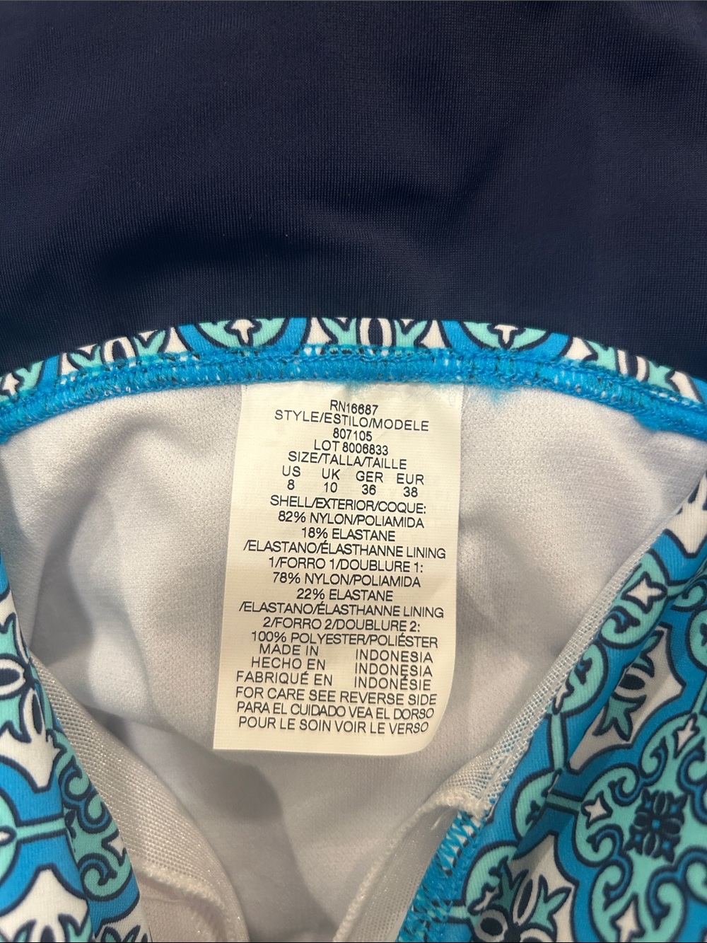SWIM SOLUTIONS One Piece Swimsuit - Picture 9 of 12